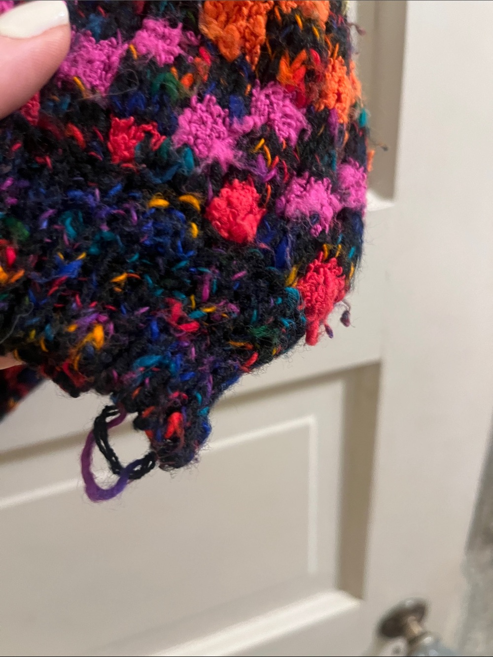 Vintage Multicolor Checkered Sweater - Picture 3 of 5